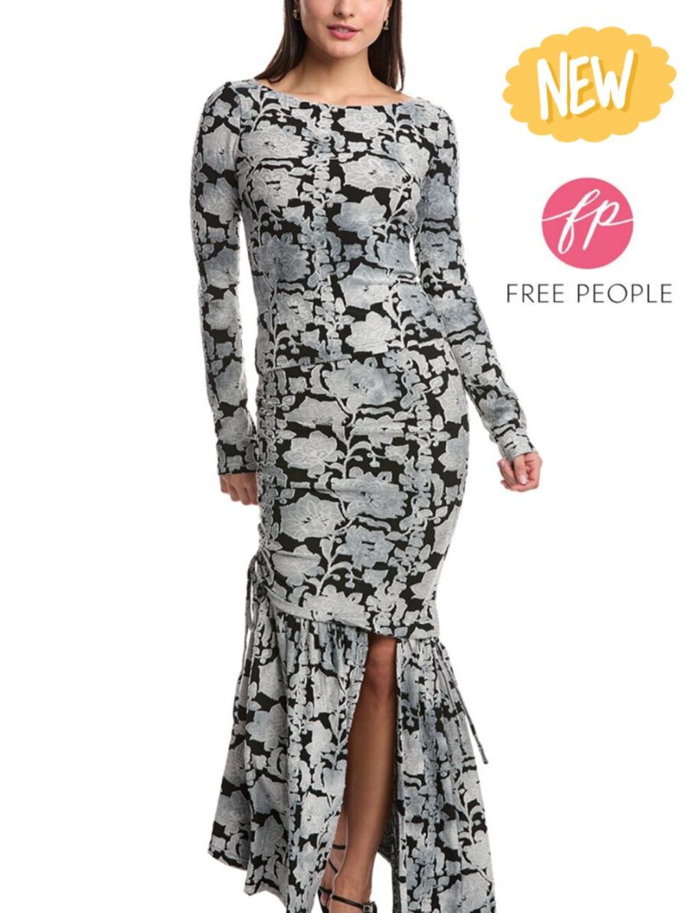 NWT NEW Free People 2pc Wrenli Top & Maxi Skirt & Top Set